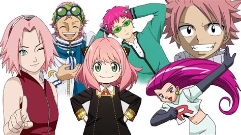 pink haired cartoon|The Best Anime Characters With Pink Hair .